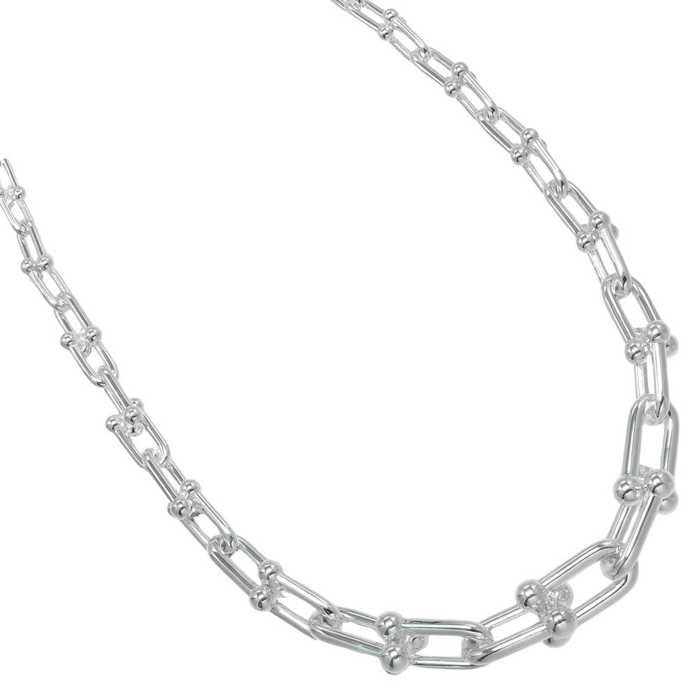 Tiffany Co Graduated Link Necklace Sterling Silver TIFFANYCo